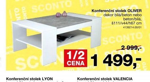 Konferenční stolek OLIVER