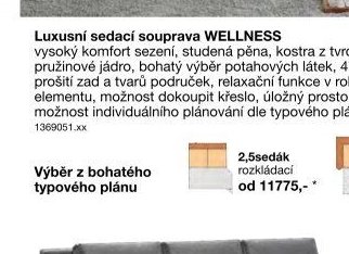Sedací souprava WELLNESS