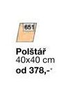 Polštář 40x40 cm