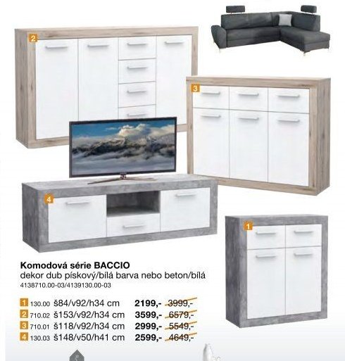 Komodová série BACCIO