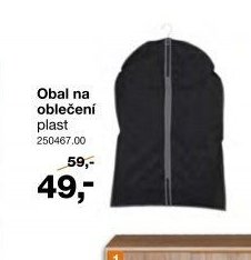 Obal na oblečení plast