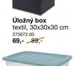 Úložný box textil
