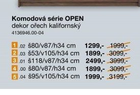 Komodová série OPEN