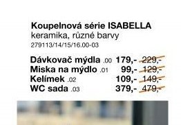 Koupelnová série ISABELLA