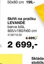 Skříň na pračku LEVANDE