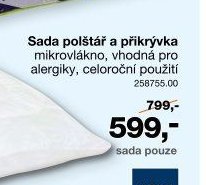 Sada polštář a přikrývka