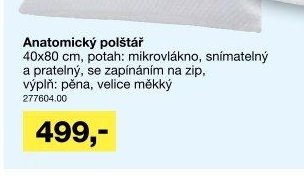 Anatomický polštář