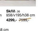 Předsiňová sestava CORTINA Skříň