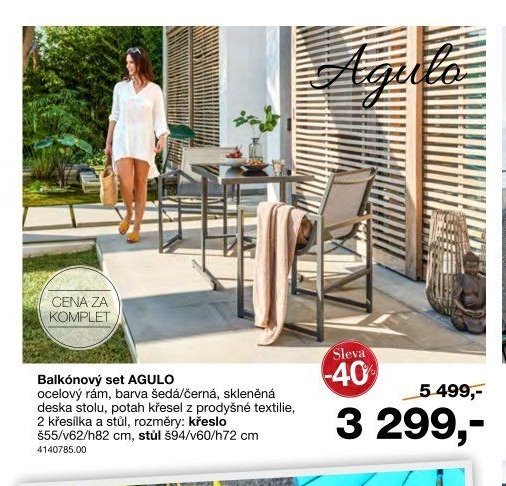 Balkónový set AGULO