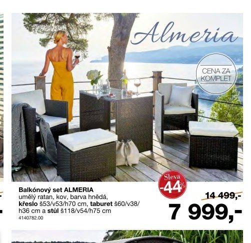 Balkónový set ALMERIA