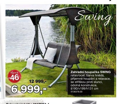 Zahradní houpačka SWING