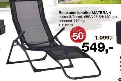 Relaxační lehátko MATERA 4