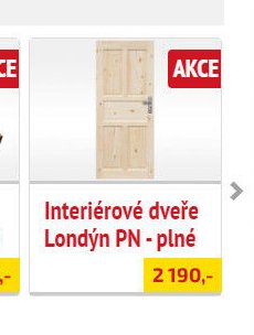 Interiérové dveře Londýn PN - plné