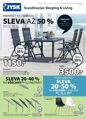 akční leták Jysk 20.5.2021-2.6.2021