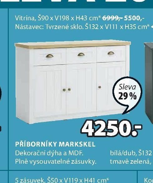 PŘÍBORNÍKY MARKSKEL (bílá)