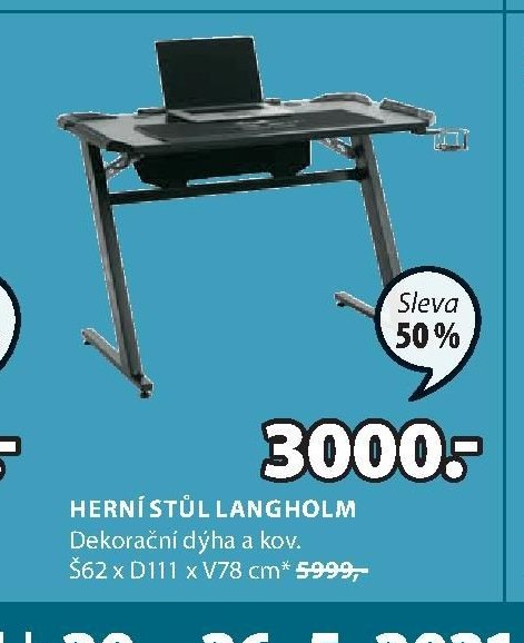HERNÍ STŮL LANGHOLM