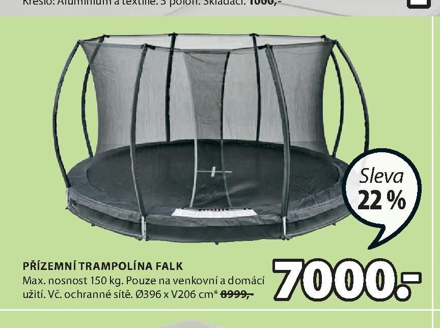 PŘÍZEMNÍ TRAMPOLÍNA FALK