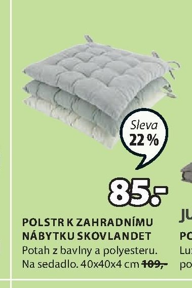 POLSTR K ZAHRADNÍMU NÁBYTKU SKOVLANDET