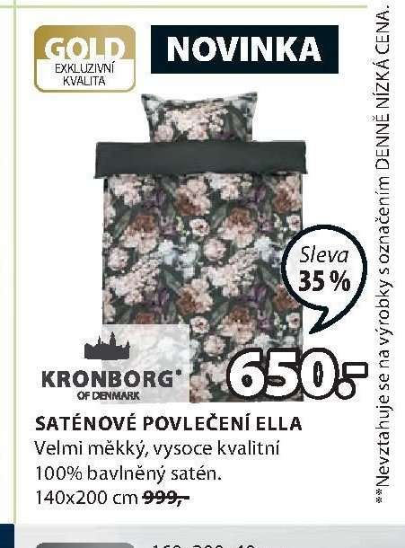 Saténové povlečení Ella