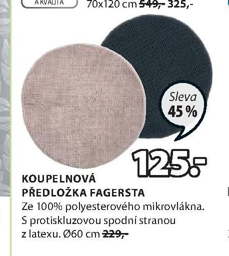 KOUPELNOVÁ PŘEDLOŽKA FAGERSTA