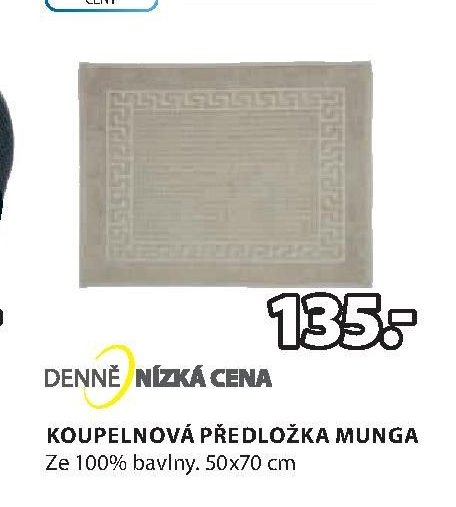 KOUPELNOVÁ PŘEDLOŽKA MUNGA