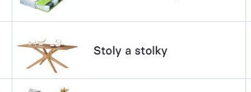 Stoly a stolky