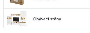 Obývací stěny