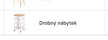 Drobný nábytek