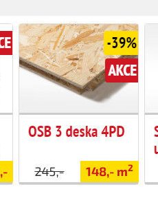 OSB 3 deska 4PD
