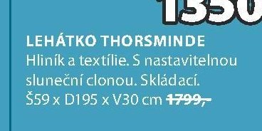 Lehátko THORSMINDE