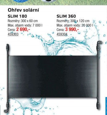 Ohřev solární SLIM 180