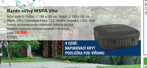 Bazén vířivý MSPA Vito