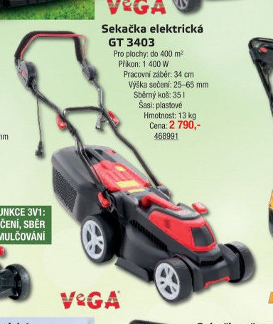 Sekačka elektrická VeGA GT 3403