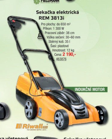 Sekačka elektrická Riwall REM 3813i