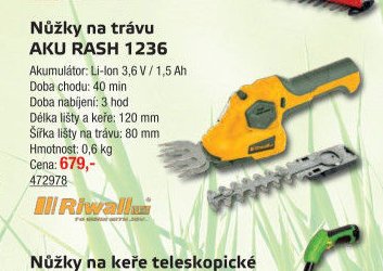 Nůžky na trávu AKU RASH 1236