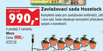 Zavlažovací sada Hozelock Micro