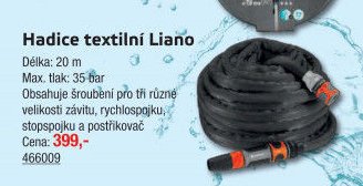 Hadice textilní Liano