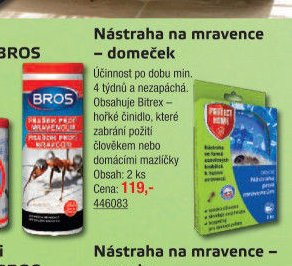 Nástraha na mravence – domeček
