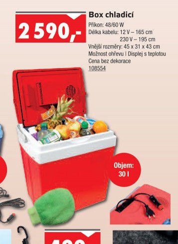 Box chladicí 30l