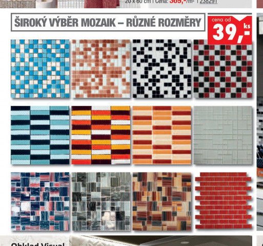 Široký výběr mozaik