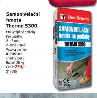Samonivelační hmota Thermo S300