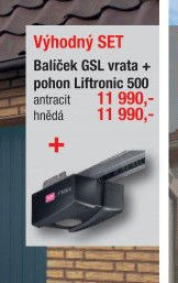 Výhodný SET Balíček GSL vrata + pohon Liftronic 500