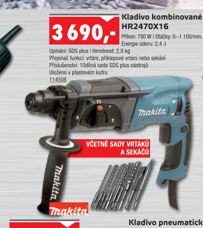 Kladivo kombinované HR2470X16