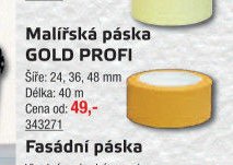 Malířská páska GOLD PROFI