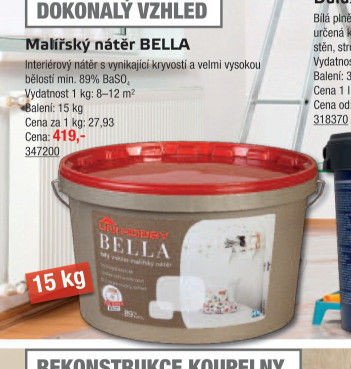 Malířský nátěr BELLA