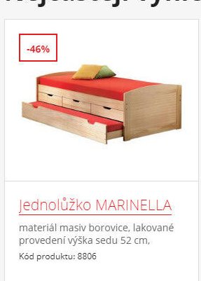 Jednolůžko MARINELLA