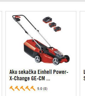 Aku sekačka Einhell Power-X-Change GE-CM