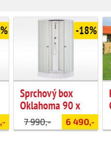 Sprchový box Oklahoma 90 x 90