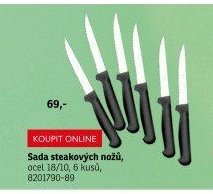 Sada steakových nožů, ocel 18/10, 6 kusů, 8201790-89