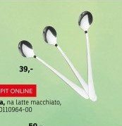 Lžička, na latte macchiato, ocel